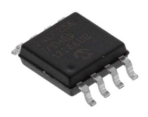 24LC256-I/SM 마이크로칩 I2c Eeprom 256K는 32K Ｘ 8 3.3V/5V 8 핀 SOIJ 튜브를 물었습니다